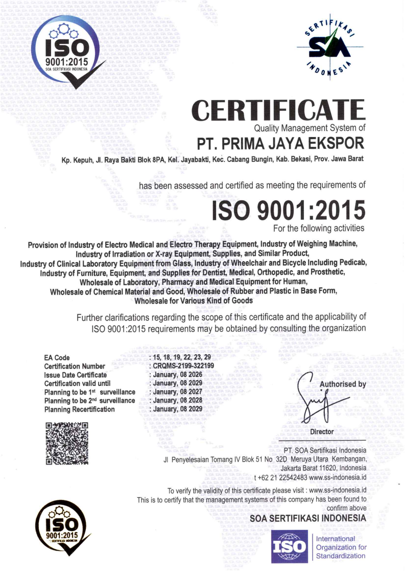 Sertifikat ISO 9001